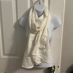 Charlie Paige White Scarf
